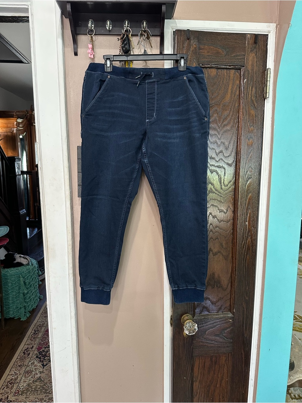 Melrose and Market Dark Navy Knit Jogger Jeggings